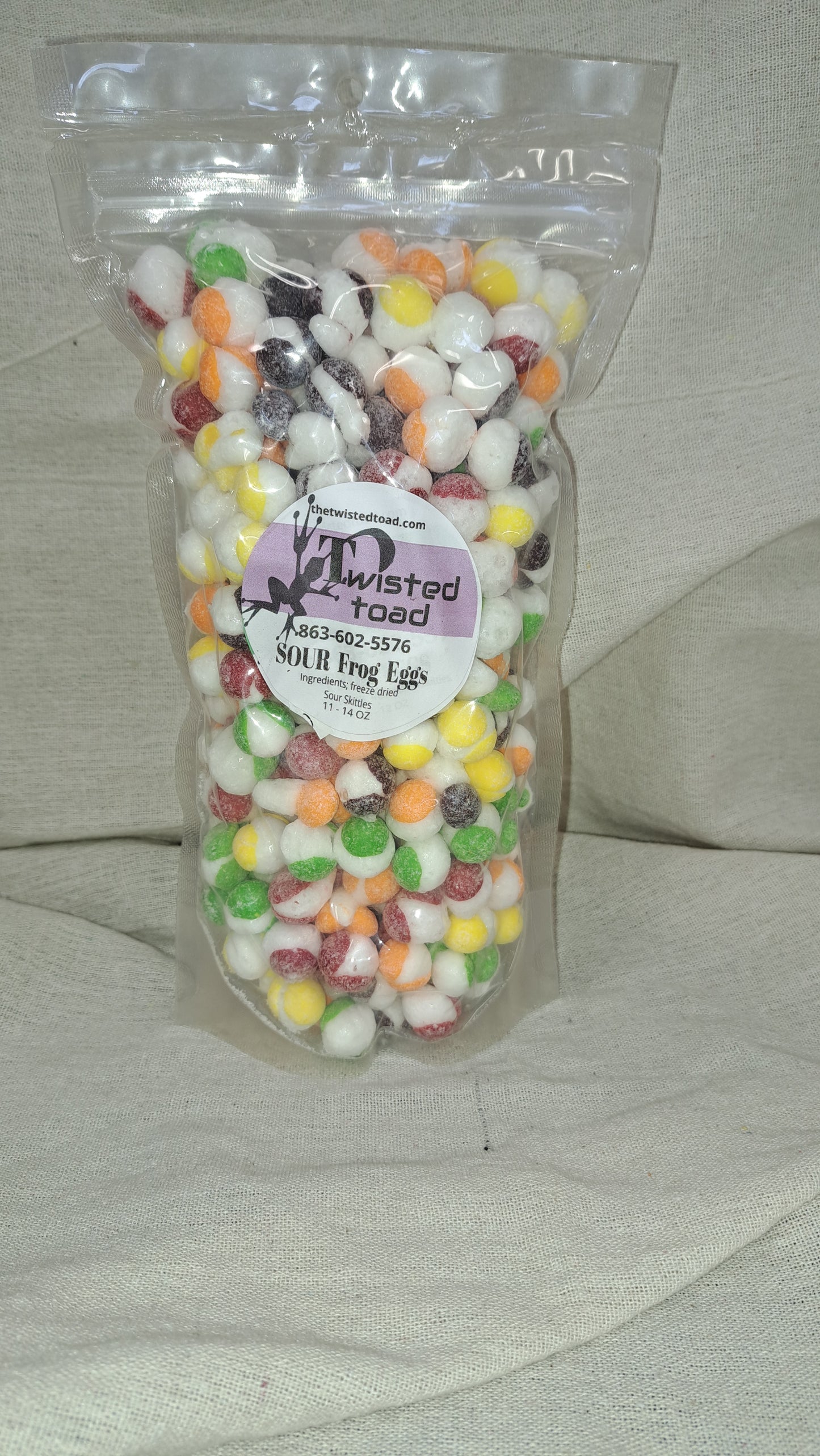 Freeze-dried "SOUR Frog Eggs" 5-7 oz