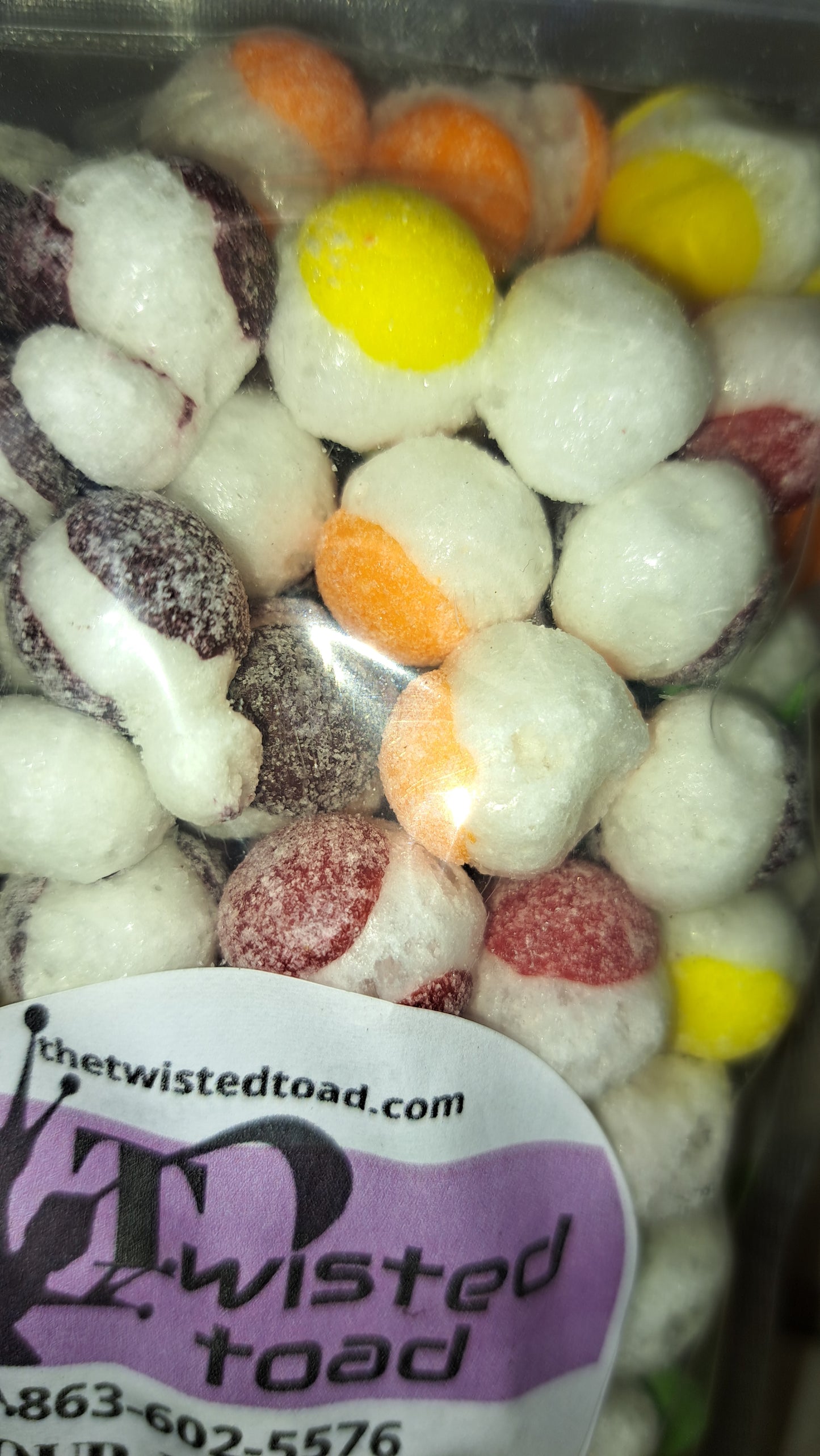 Freeze-dried "SOUR Frog Eggs" 5-7 oz