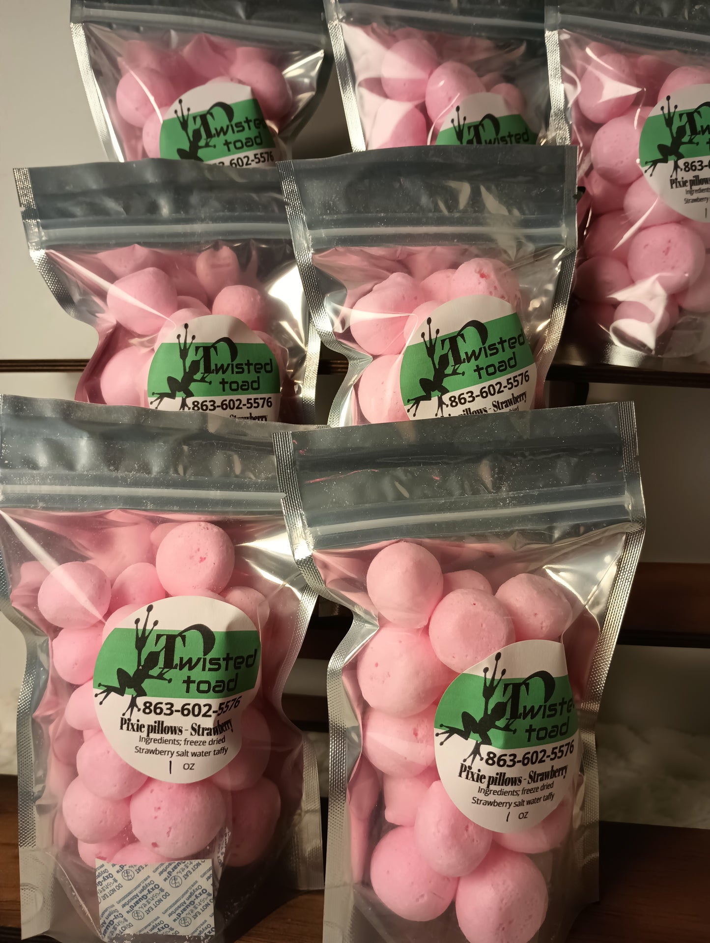 Pixie Pillows - (freeze-dried Saltwater Taffy)
