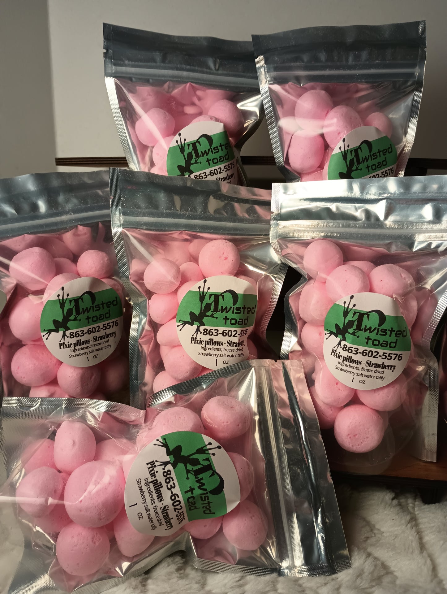 Pixie Pillows - (freeze-dried Saltwater Taffy)