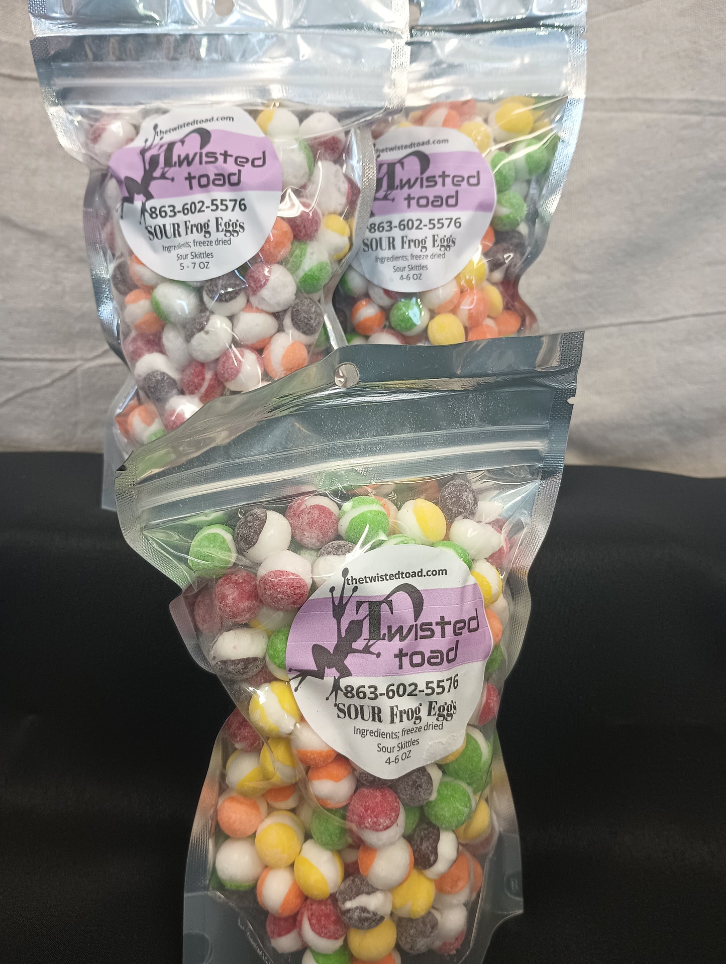 Freeze-dried "SOUR Frog Eggs" 5-7 oz