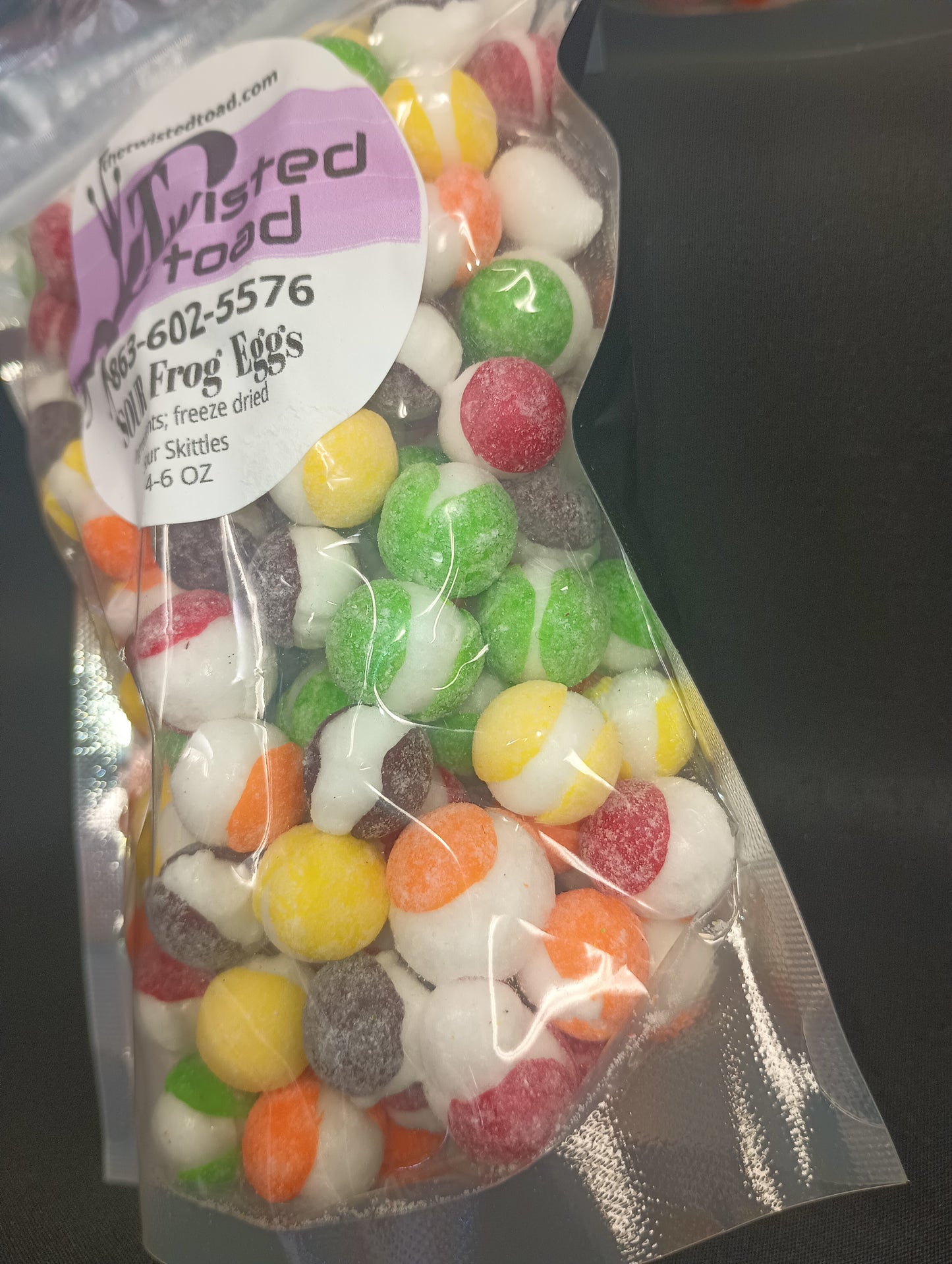 Freeze-dried "SOUR Frog Eggs" 5-7 oz