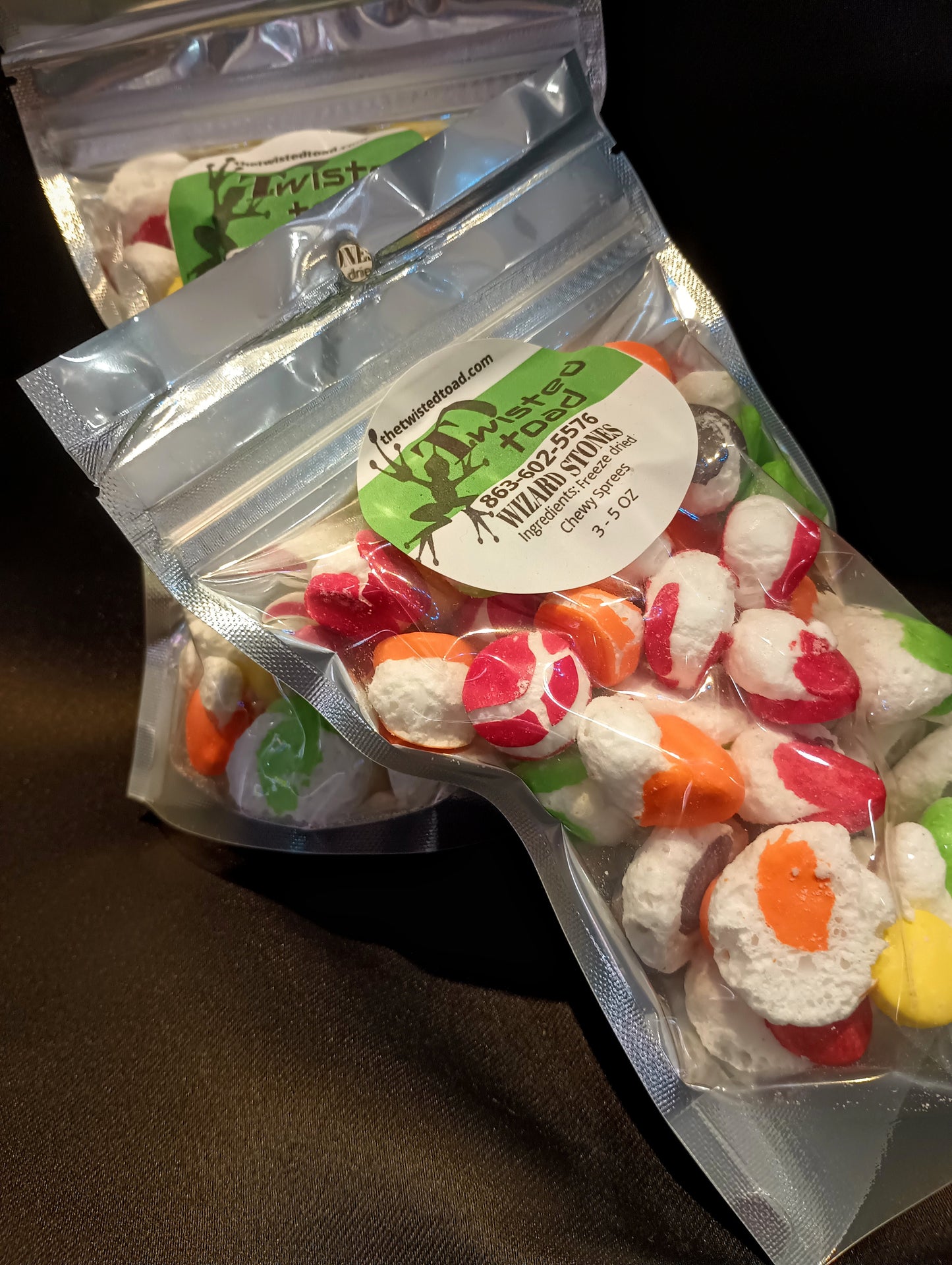 Freeze-dried "Wizard Stones"