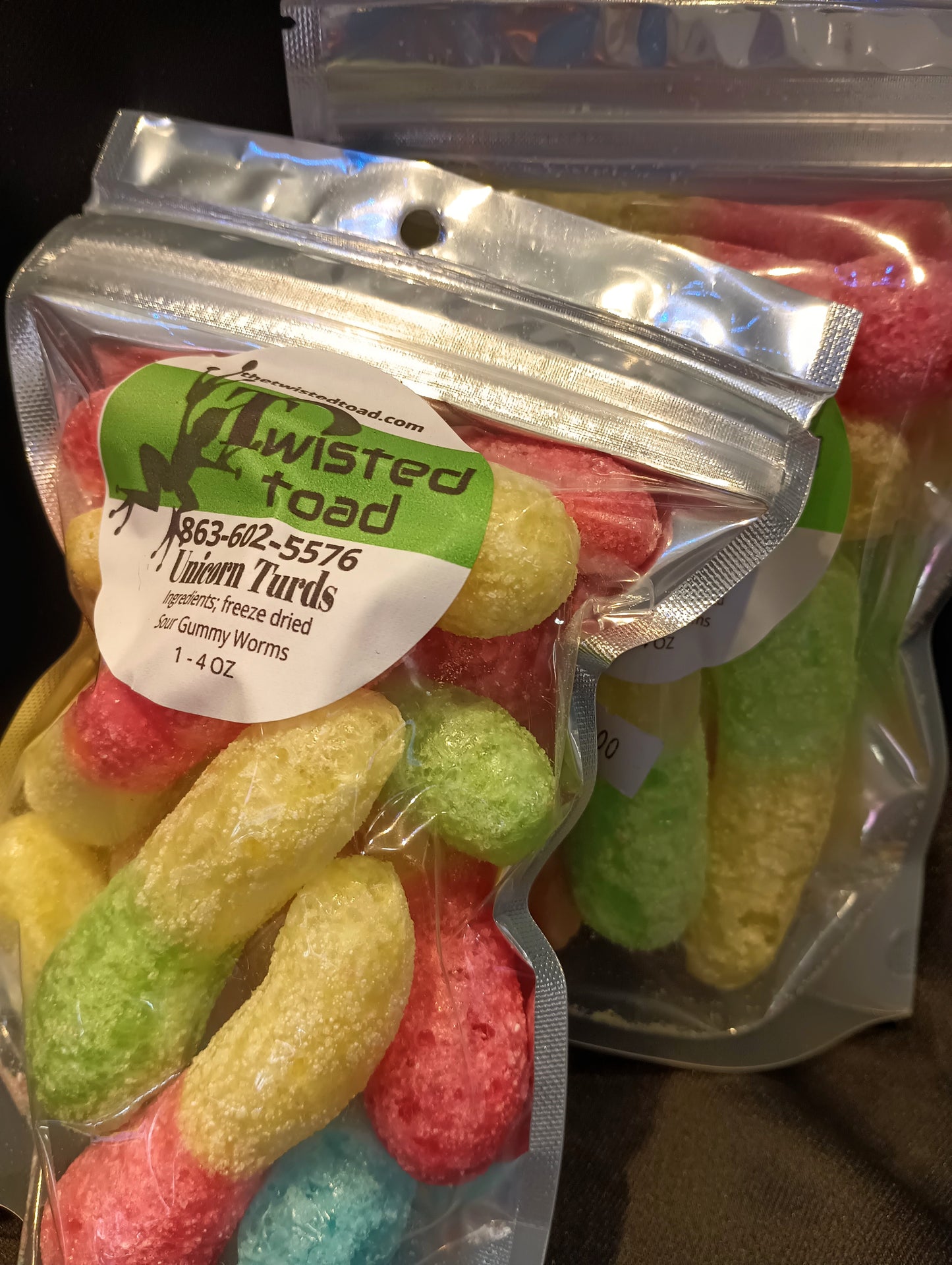 Freeze-dried "Unicorn Turds"