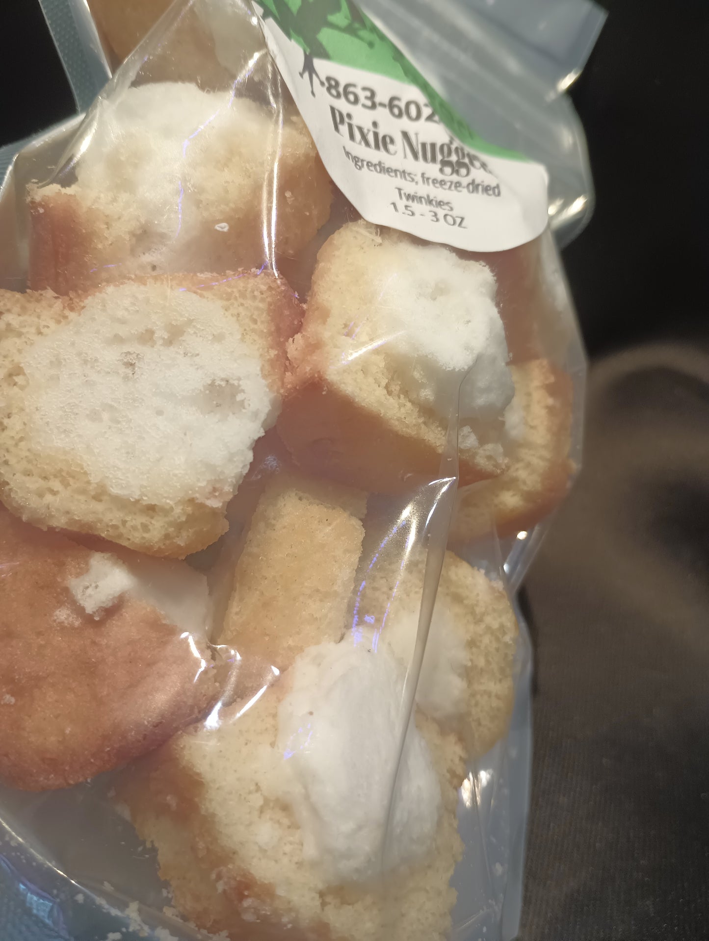 Pixie Nuggets (Freeze-dried Twinkies)