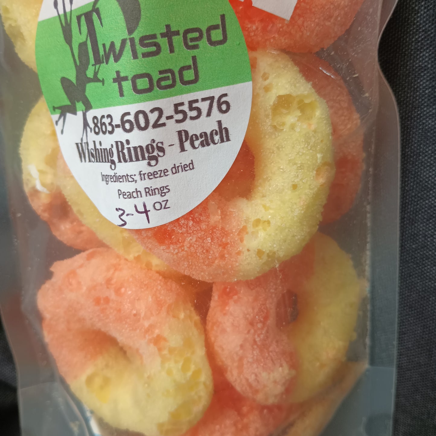 Wishing Rings - (freeze-dried [Peach, Peach with Chamoy, Watermelon, and Blue Raspberry] Rings)