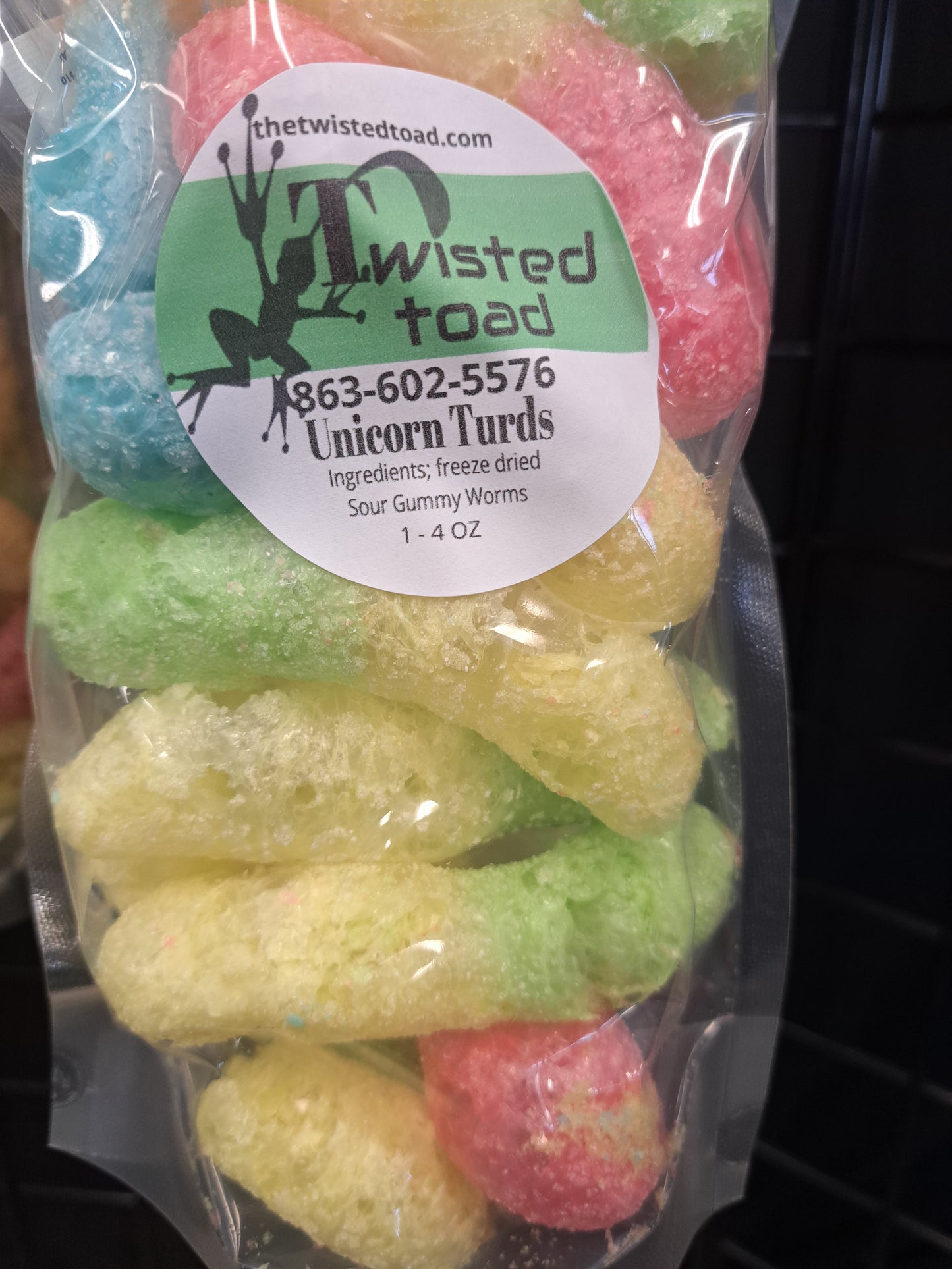 Freeze-dried "Unicorn Turds"