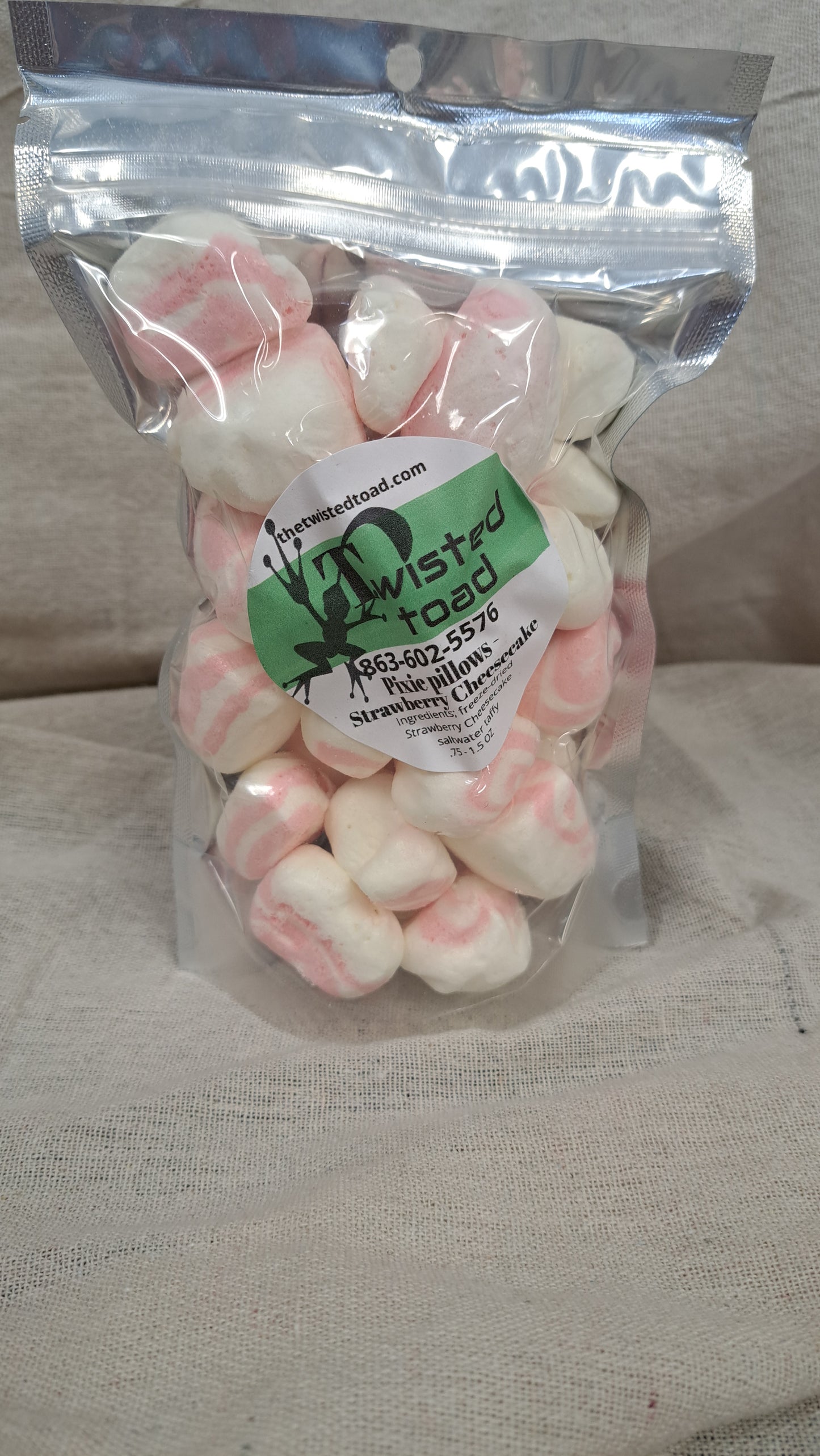 Pixie Pillows - (freeze dried Saltwater Taffy)