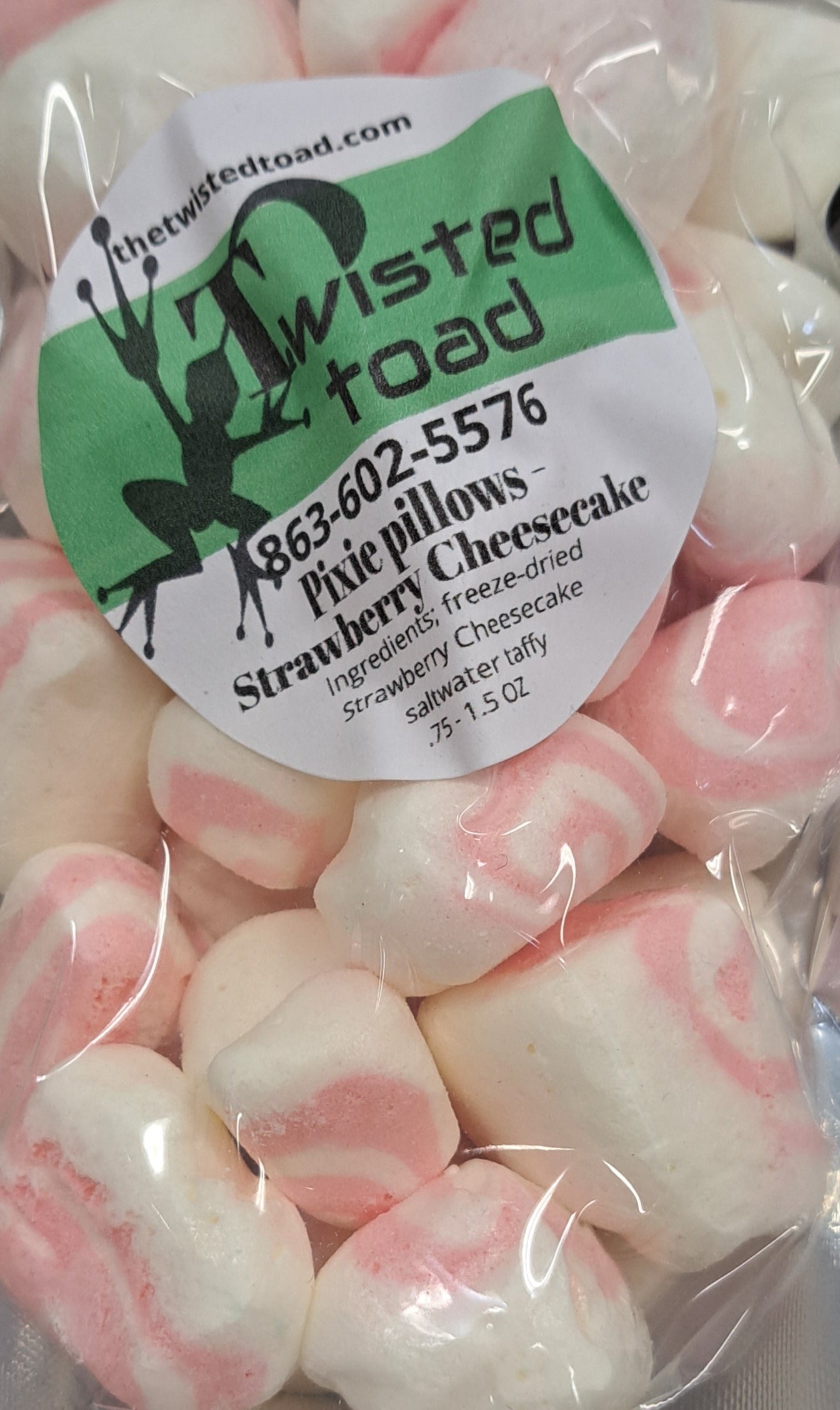 Pixie Pillows - (freeze dried Saltwater Taffy)