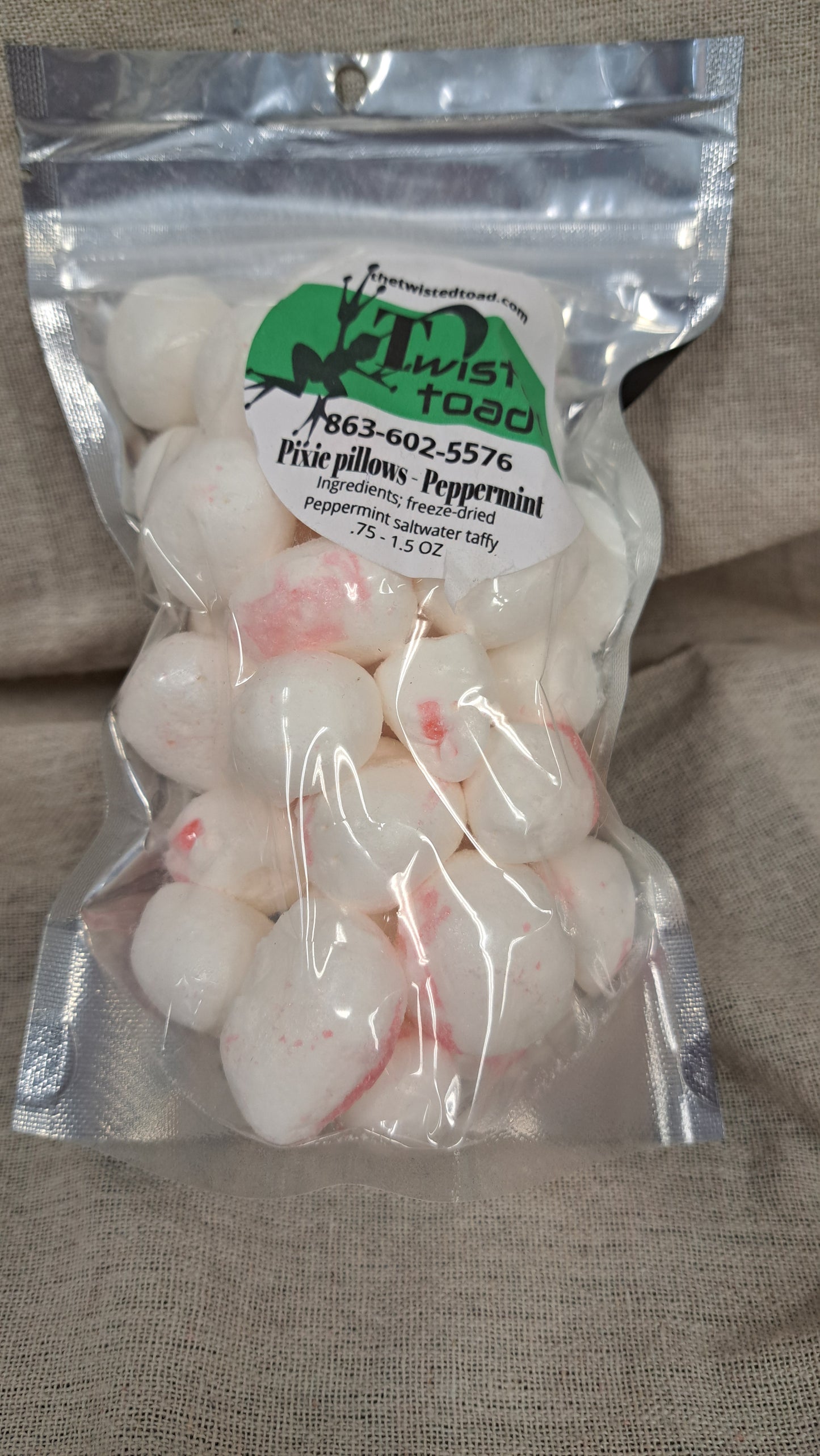 Pixie Pillows - (freeze dried Saltwater Taffy)