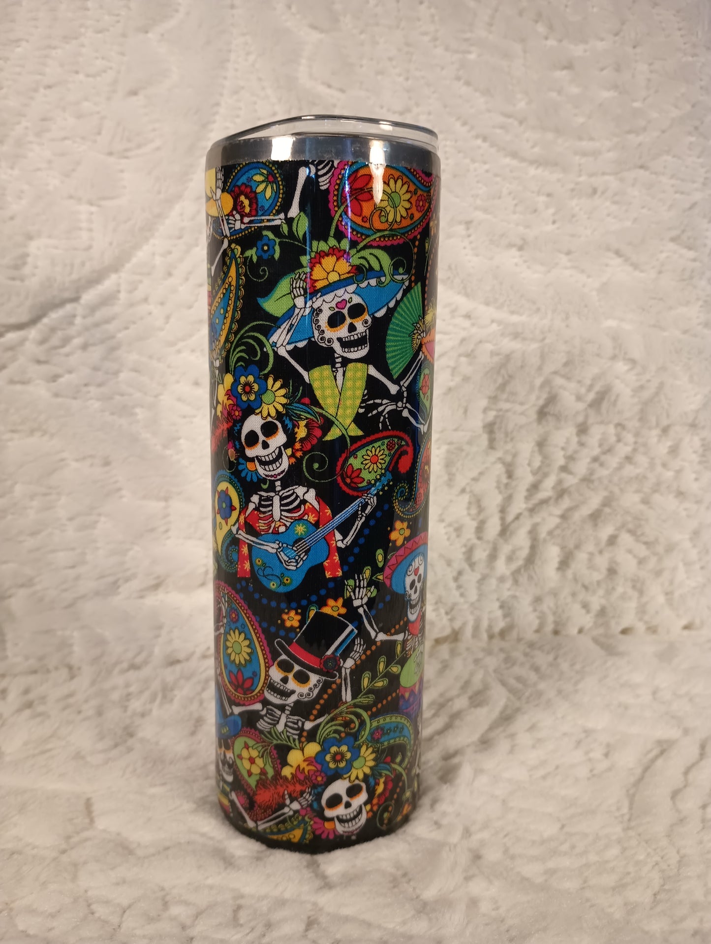 30 oz. el Dia de los Muertos (The Day of the Dead) drink tumbler Sugar Skull