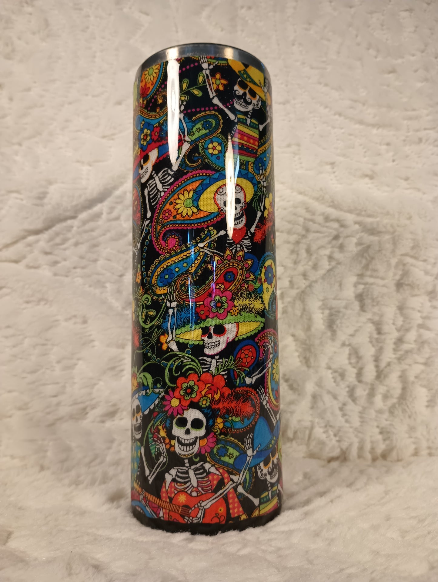 30 oz. el Dia de los Muertos (The Day of the Dead) drink tumbler Sugar Skull