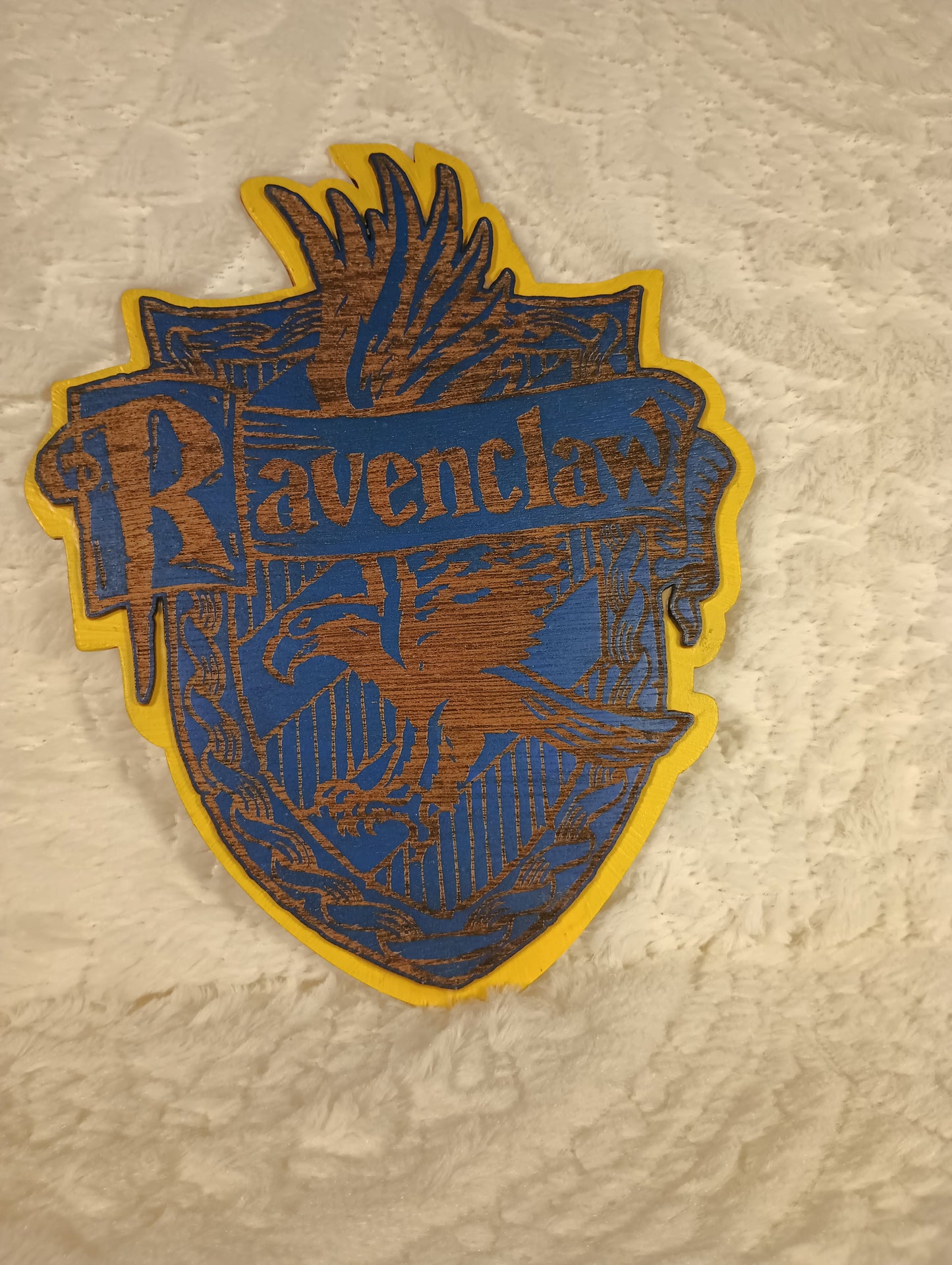 Harry Potter Hogwarts Houses- Gyffindor, Ravenclaw, Hufflepuff and Slytherin laser cut wall hangers/decor