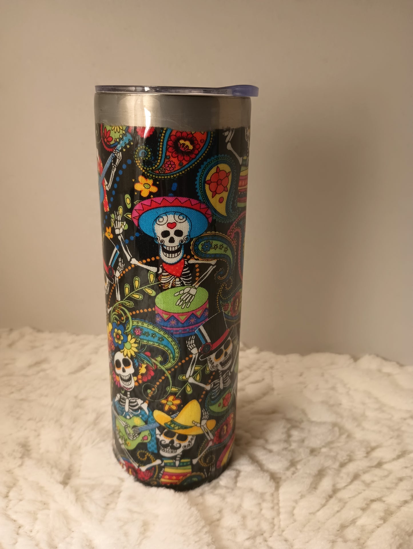 20 oz. el Dia de los Muertos (The Day of the Dead) drink Tumbler