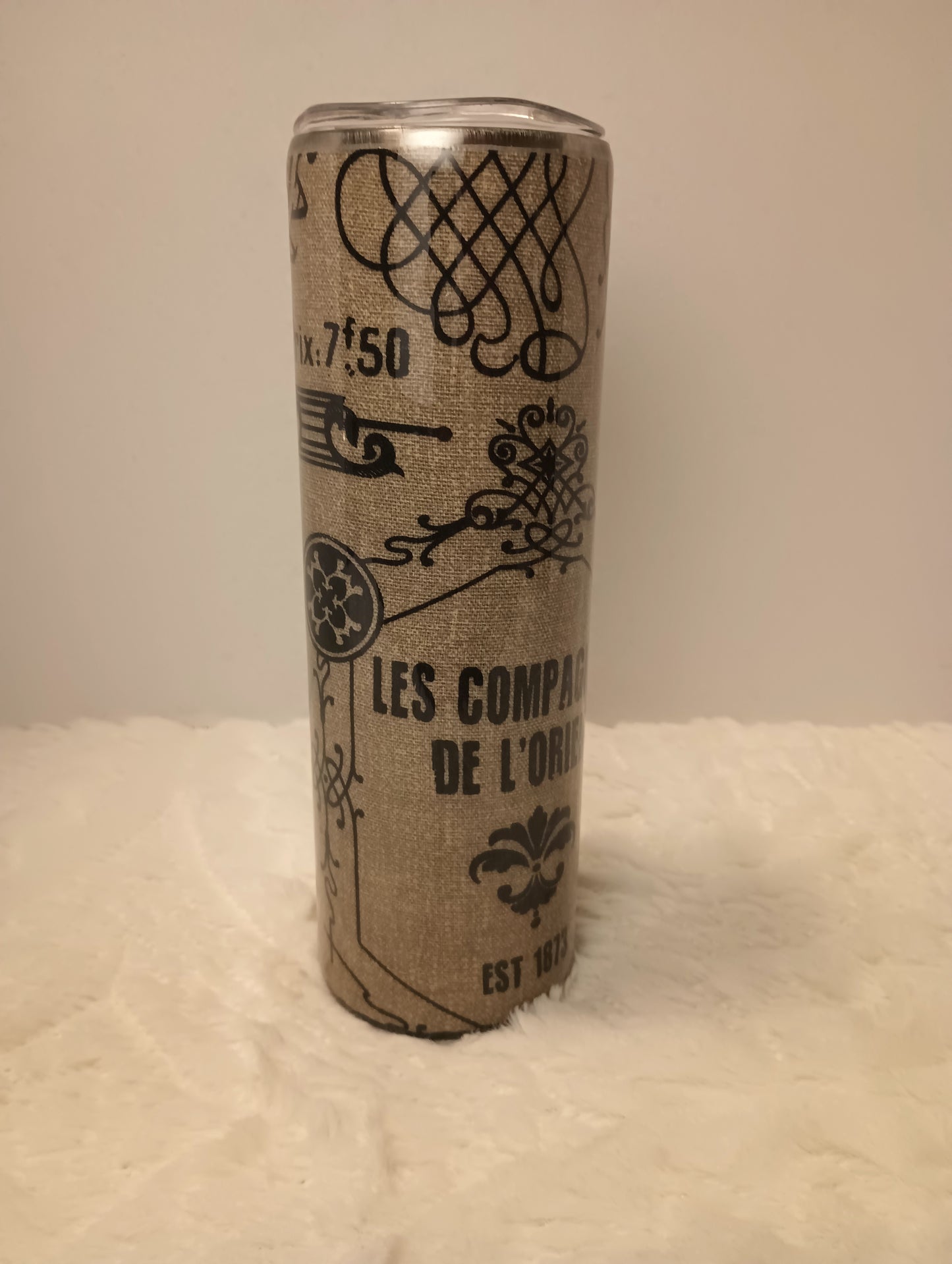 30 oz. France unique words and shapes drink tumbler