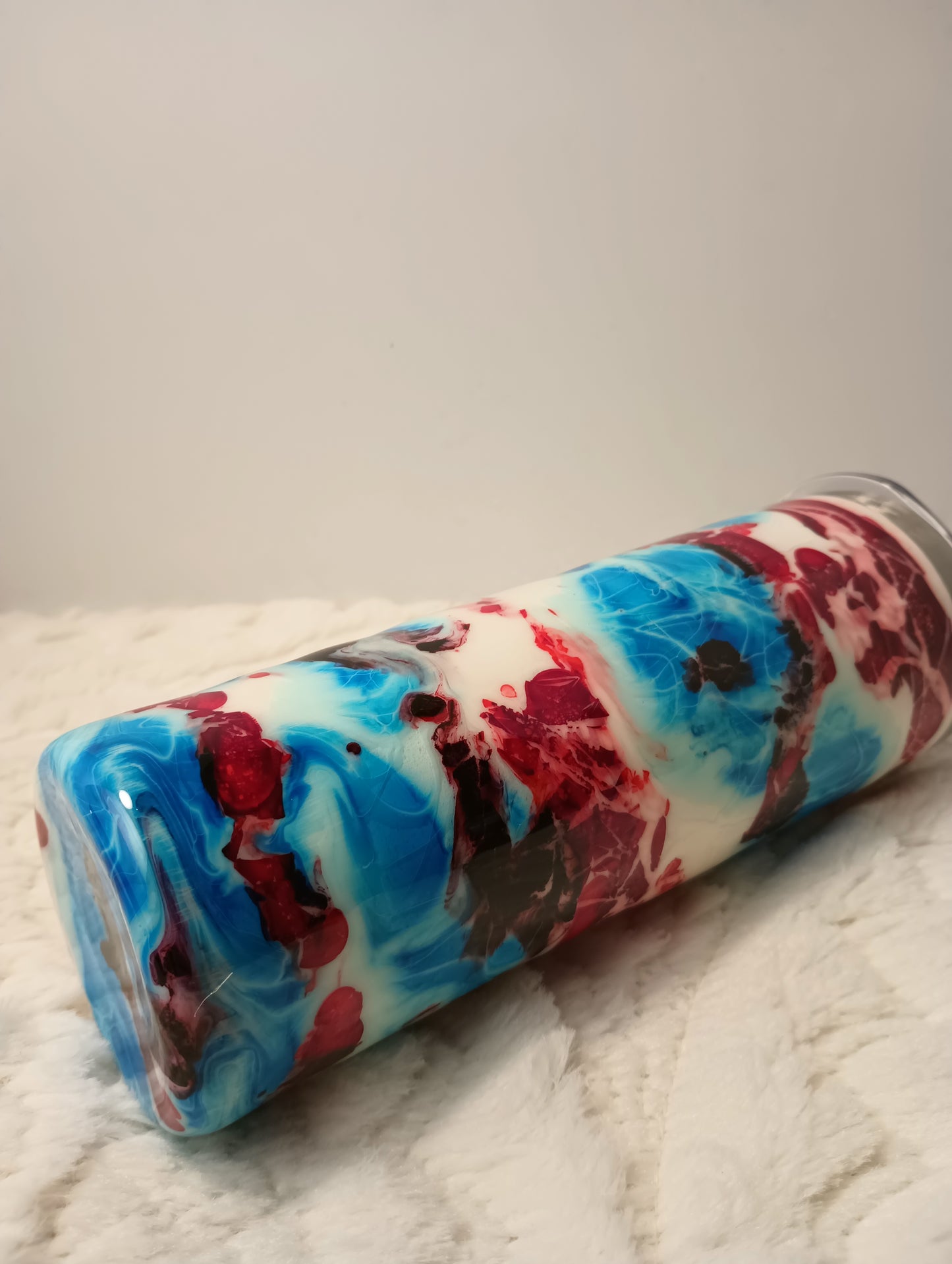 20 oz. Beautiful Design made with alcohol inks drink tumbler