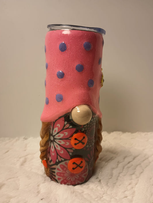 Design your own 20 oz.  3-D Male or Female Gnome Tumbler