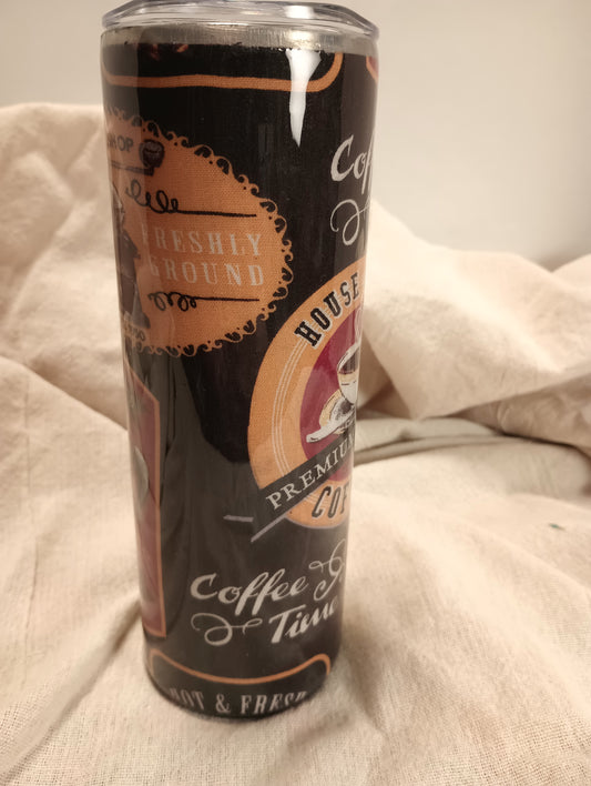 20 oz. Coffee time drink tumbler