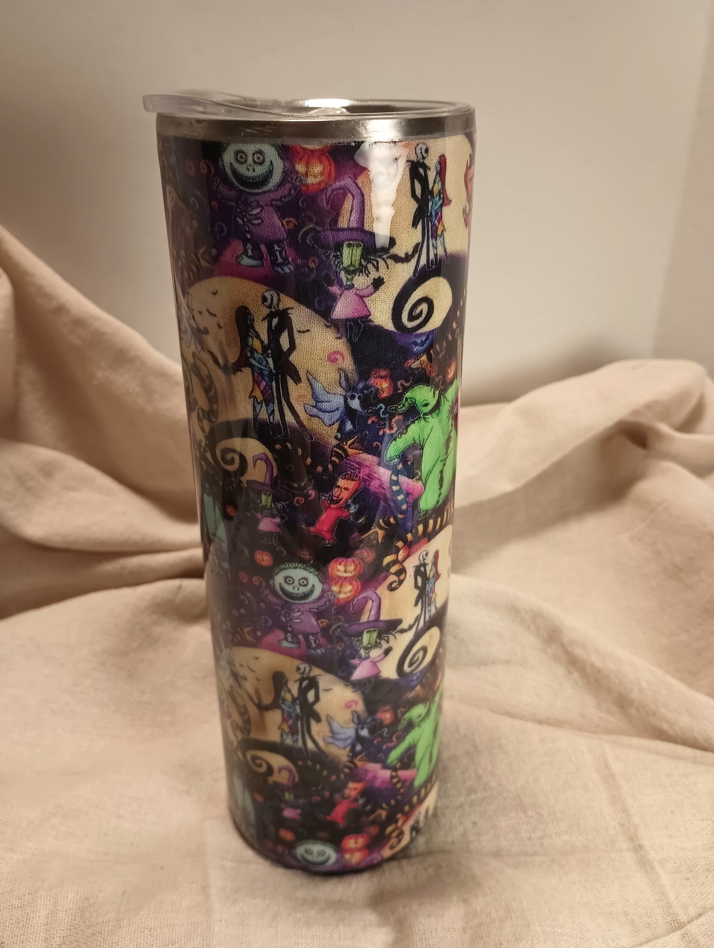 30 oz. Nightmare Before Christmas Tumbler Jack and Sally