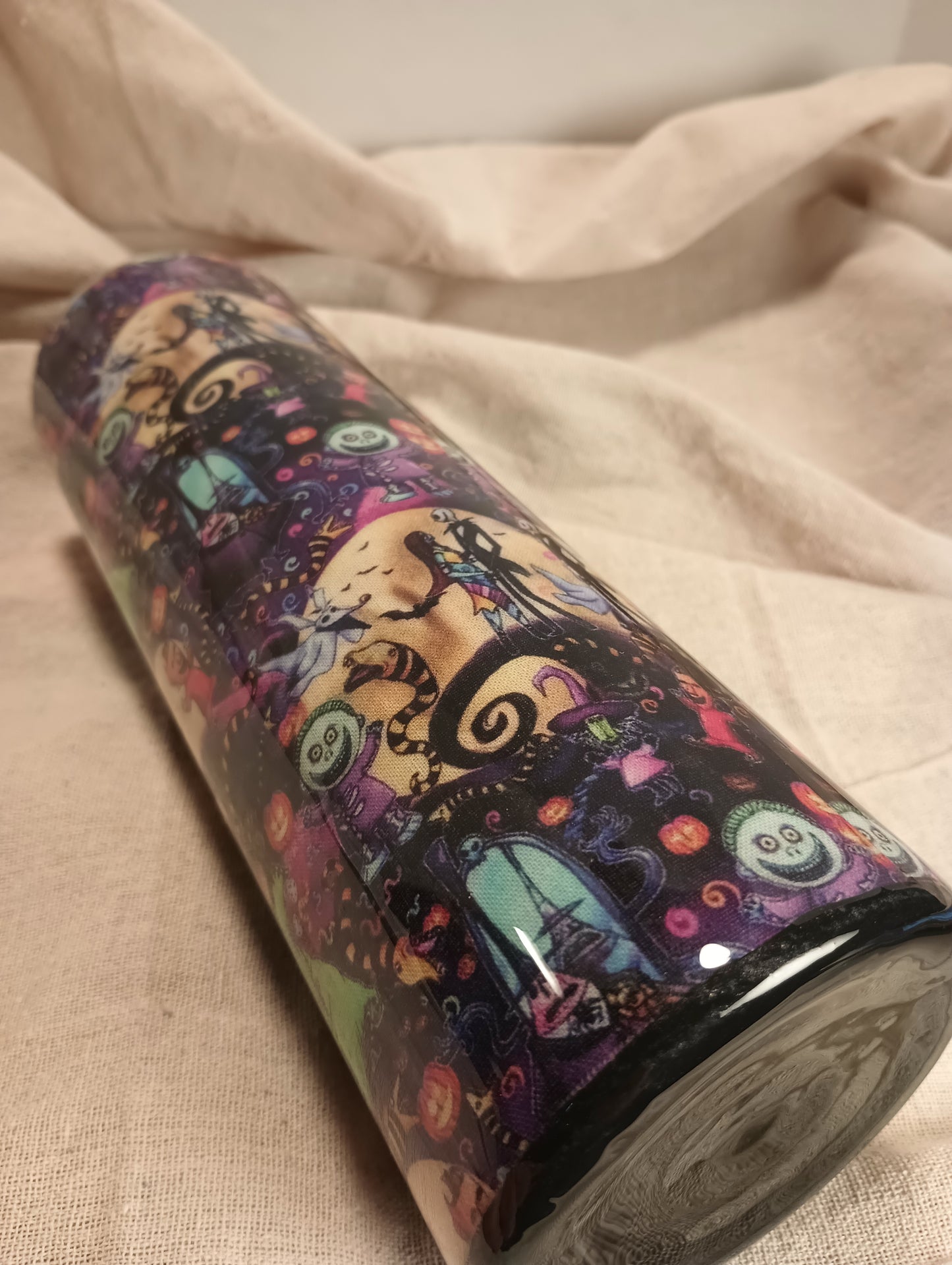 30 oz. Nightmare Before Christmas Tumbler Jack and Sally