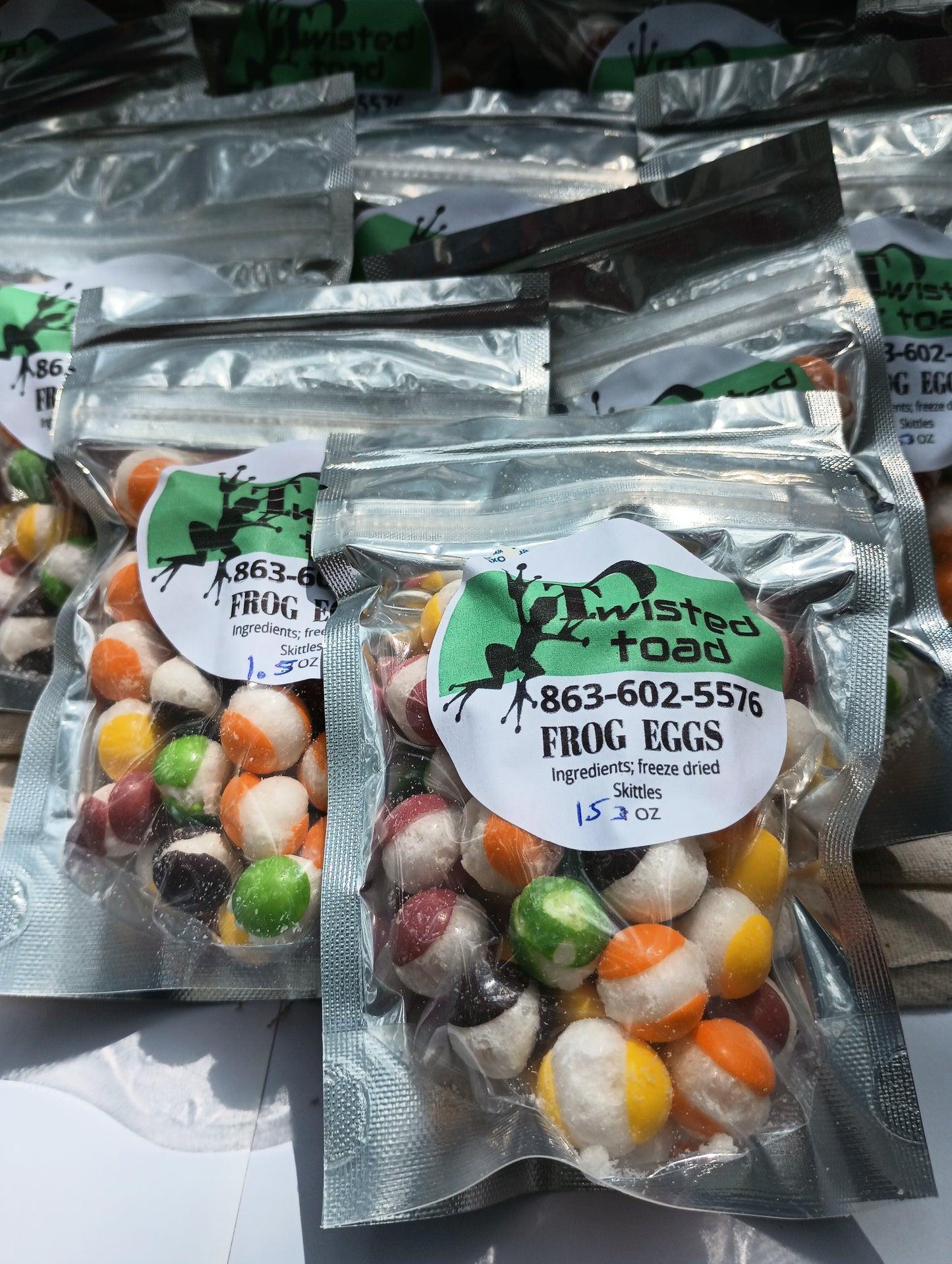 Crunchy Freeze-Dried Frog Eggs